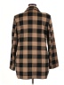 Sanctuary Plaid Brown Blazer Size XL - photo 2