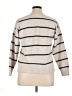 Bearpaw 100% Polyester Stripes Gray Pullover Sweater Size XL - photo 2