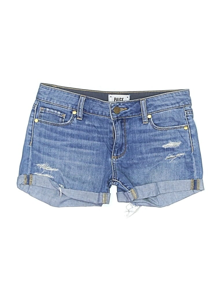 Pre-owned Paige Denim Shorts In Blue