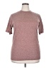 Acting Pro Tweed Burgundy Short Sleeve Turtleneck Size XL - photo 1