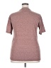 Acting Pro Tweed Burgundy Short Sleeve Turtleneck Size XL - photo 2
