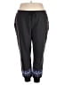Candace Cameron Bure Graphic Black Active Pants Size 2X - photo 1