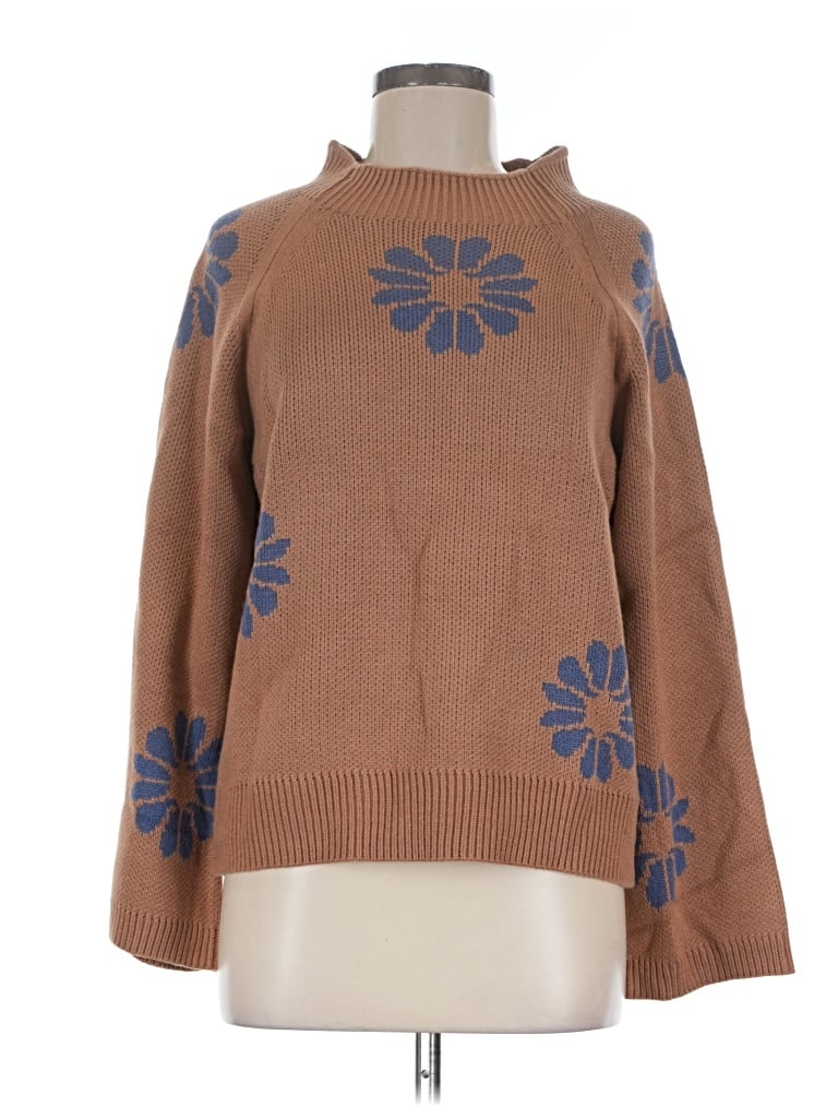 Pre-owned Unbranded Pullover Sweater In Brown