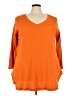 Roaman's Orange Pullover Sweater Size 26 (2X) - photo 1
