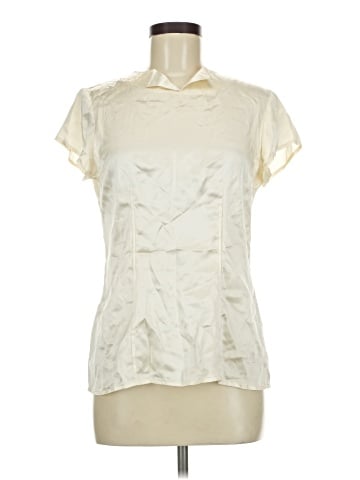 Worth Short Sleeve Silk Top (view 1)
