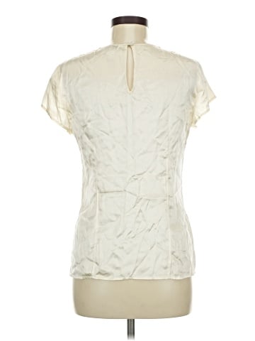 Worth Short Sleeve Silk Top (view 2)