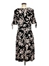 Talbots Print Black Casual Dress Size M - photo 2
