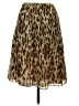 Sunny Leigh 100% Polyester Animal Print Gold Casual Skirt Size S - photo 2