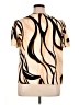 Shein Curve 100% Polyester Tan Short Sleeve Blouse Size 16 Plus (2) - photo 2