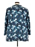Roaman's 100% Cotton Blue 3/4 Sleeve T-Shirt Size 26 (2X) - photo 2