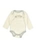 Le Top Ivory Long Sleeve Onesie Size 3-6 mo - photo 1