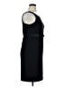 Amanda Smith Solid Black Cocktail Dress Size 14 Petite - photo 4