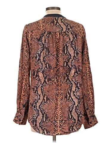 Rebecca Taylor Long Sleeve Silk Top (view 2)