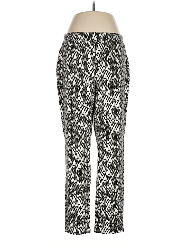 Pre-owned Nic + Zoe Casual Pants In Silver