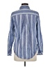 Lola River Stripes Blue Long Sleeve Button-Down Shirt Size M - photo 2