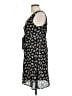All That Jazz 100% Polyester Floral Black Casual Dress Size 11 - 12 - photo 5