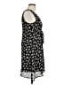 All That Jazz 100% Polyester Floral Black Casual Dress Size 11 - 12 - photo 4