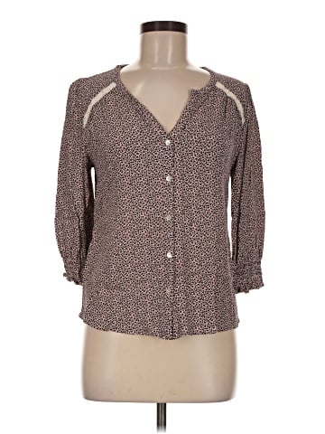 Pale Sky 3/4 Sleeve Blouse (view 1)