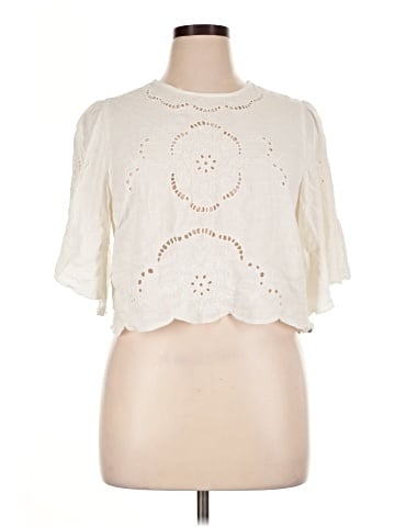 Abercrombie & Fitch Short Sleeve Blouse (view 1)