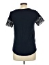 Ann Taylor LOFT 100% Rayon Blue Short Sleeve Top Size M - photo 2