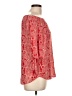 Renee C. Red 3/4 Sleeve Blouse Size L - photo 4