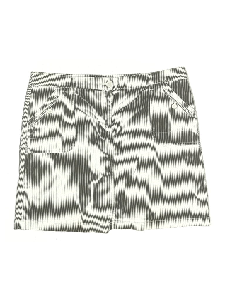 Pre-owned Karen Scott Skort In Gray