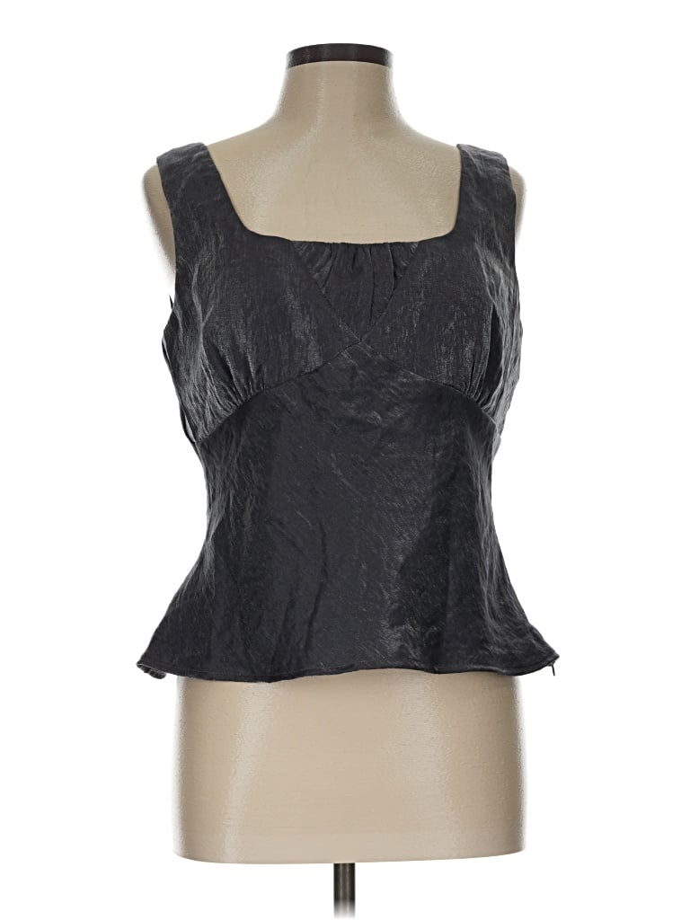 Pre-owned Assorted Brands Sleeveless Blouse In Black