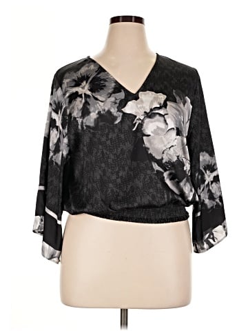 White House Black Market 3/4 Sleeve Blouse (view 1)