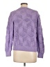 Suncoo Chevron-herringbone Purple Pullover Sweater Size 12 - photo 2