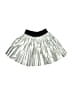 Tea Metallic Silver Skirt Size 4 - photo 2