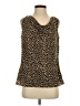 212 Collection Brown Sleeveless Blouse Size S - photo 1