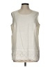 Clio Ivory Sleeveless Blouse Size L - photo 1