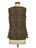212 Collection Brown Sleeveless Blouse Size S - photo 2