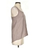Soprano 100% Polyester Gray Sleeveless Top Size XS - photo 4