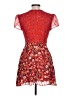 Glamorous 100% Polyester Paisley Red Cocktail Dress Size 10 Petite - photo 2