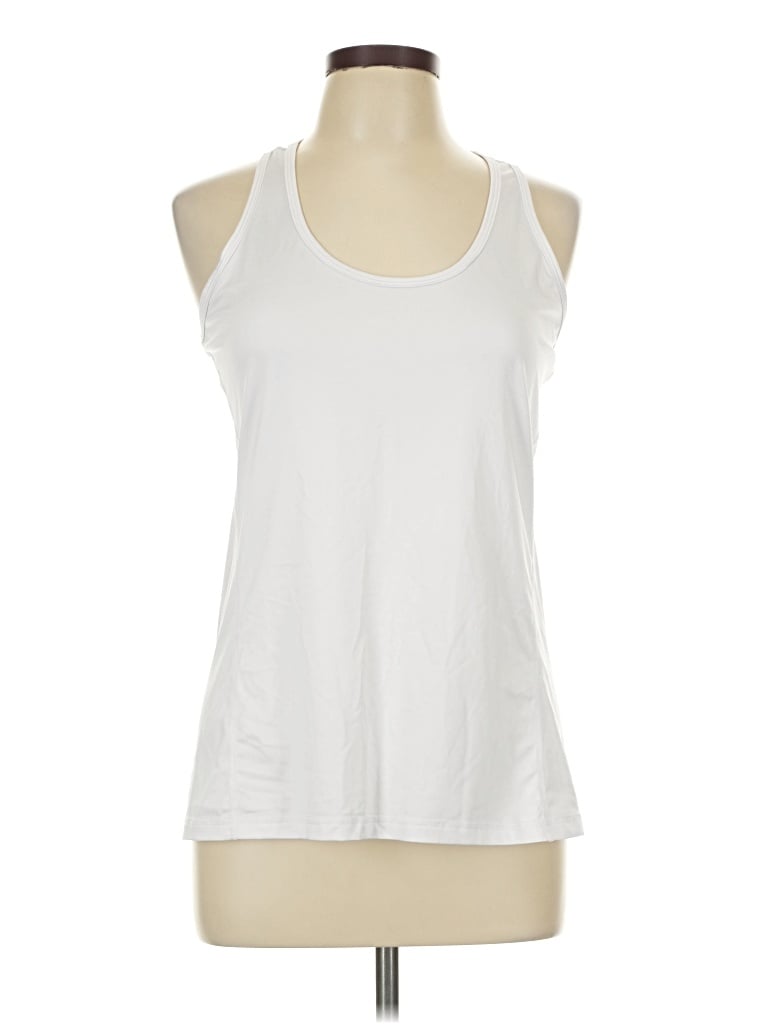 Pre-owned Icyzone Active Tank Top In White