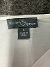 Market and Spruce 100% Polyester White Sleeveless Blouse Size L - photo 7
