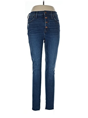 Madewell 10" High-Rise Skinny Jeans in Hanna Wash (view 1)