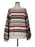 Fashion Nova 100% Acrylic Stripes White Pullover Sweater Size 1X - photo 1