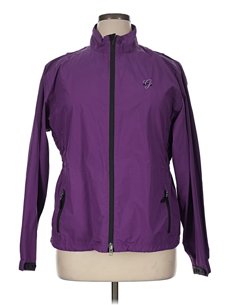 Pre-owned Zero Restriction Track Jacket In Purple