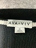 Ava & Viv Stripes Black Sweater Vest Size 2X - photo 7