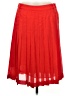 BCBGMAXAZRIA 100% Polyester Solid Red Formal Skirt Size 6 - photo 1