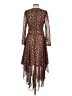 Vince Camuto 100% Polyester Animal Print Brown Cocktail Dress Size XS - photo 2