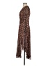 Vince Camuto 100% Polyester Animal Print Brown Cocktail Dress Size XS - photo 5