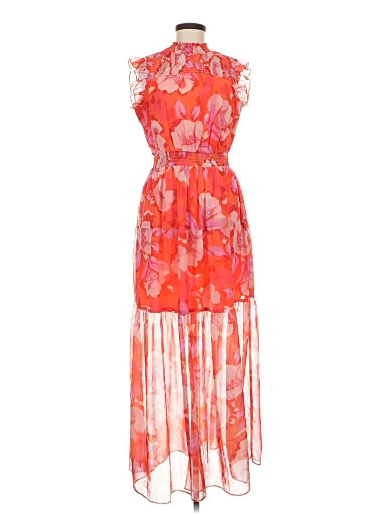 Pre-owned Vince Camuto Cocktail Dress In Orange