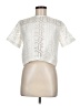 Meg Shop Ivory Short Sleeve Blouse Size M (estimated) - photo 1