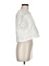 Meg Shop Ivory Short Sleeve Blouse Size M (estimated) - photo 4