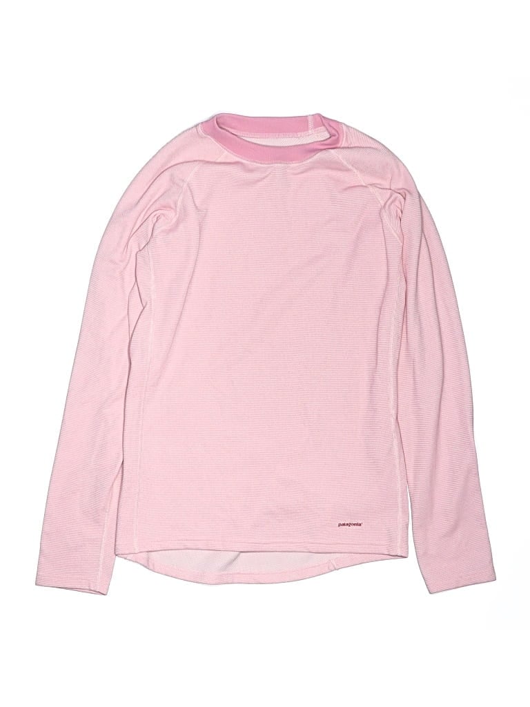 Pre-owned Patagonia Kids' Long Sleeve T-shirt In Pink