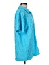 Lovers + Friends Blue Short Sleeve Blouse Size M - photo 4