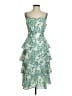 Spell Paisley Green Cocktail Dress Size S - photo 1